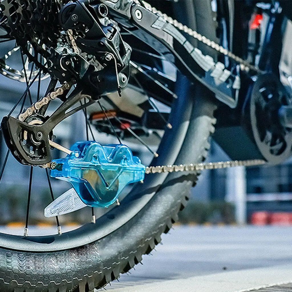 360° Bicycle Chain Cleaner Tool | Bike Gear Cleaning Kit Bike Chain Cleaner Axl