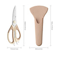 Magnetic Kitchen Scissors – Stainless Steel Multi-Function Kitchen Scissors Axl Khaki