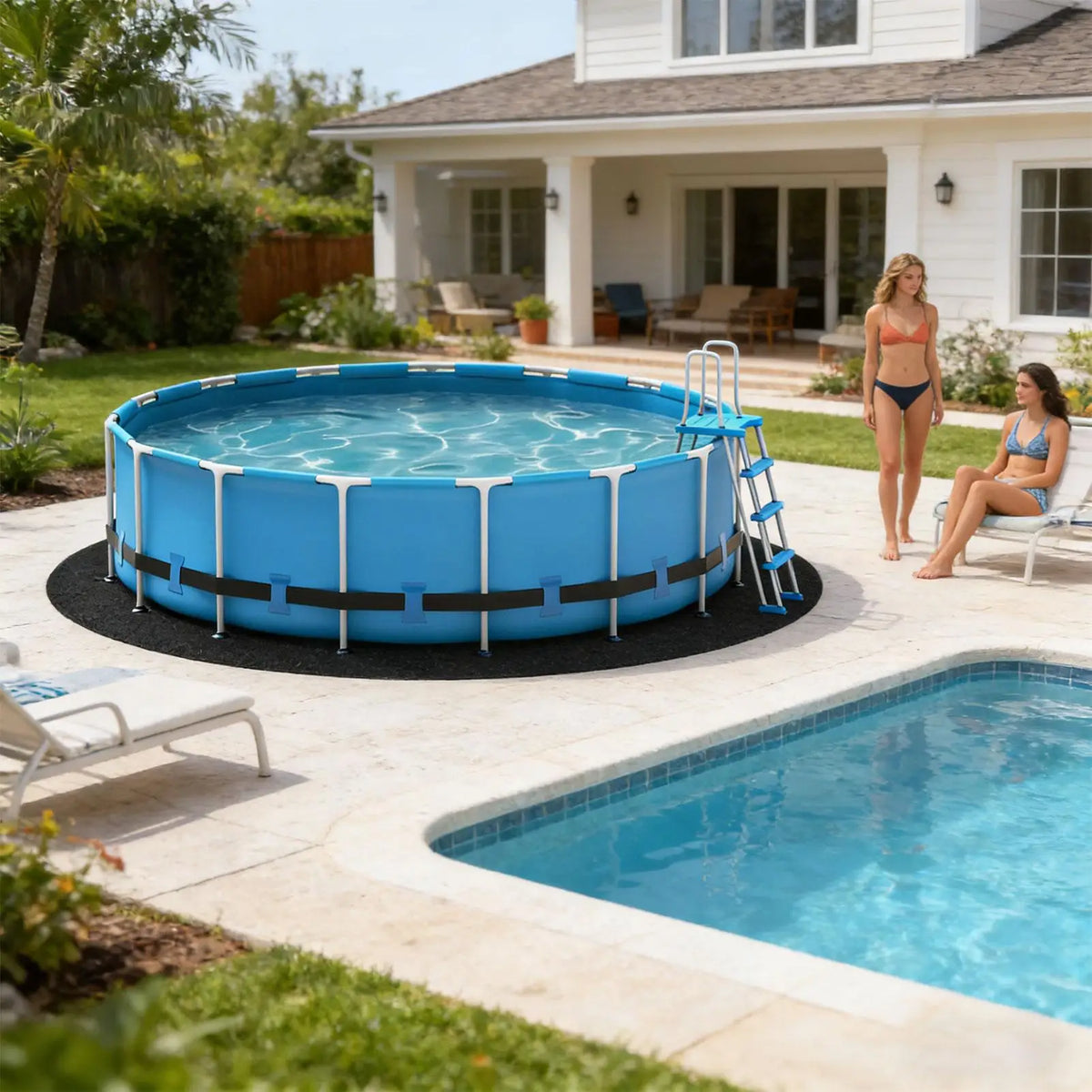 Heavy Duty Pool Liner Pad – Ground Protection Mat for Pools Pool Liner Pad Axl