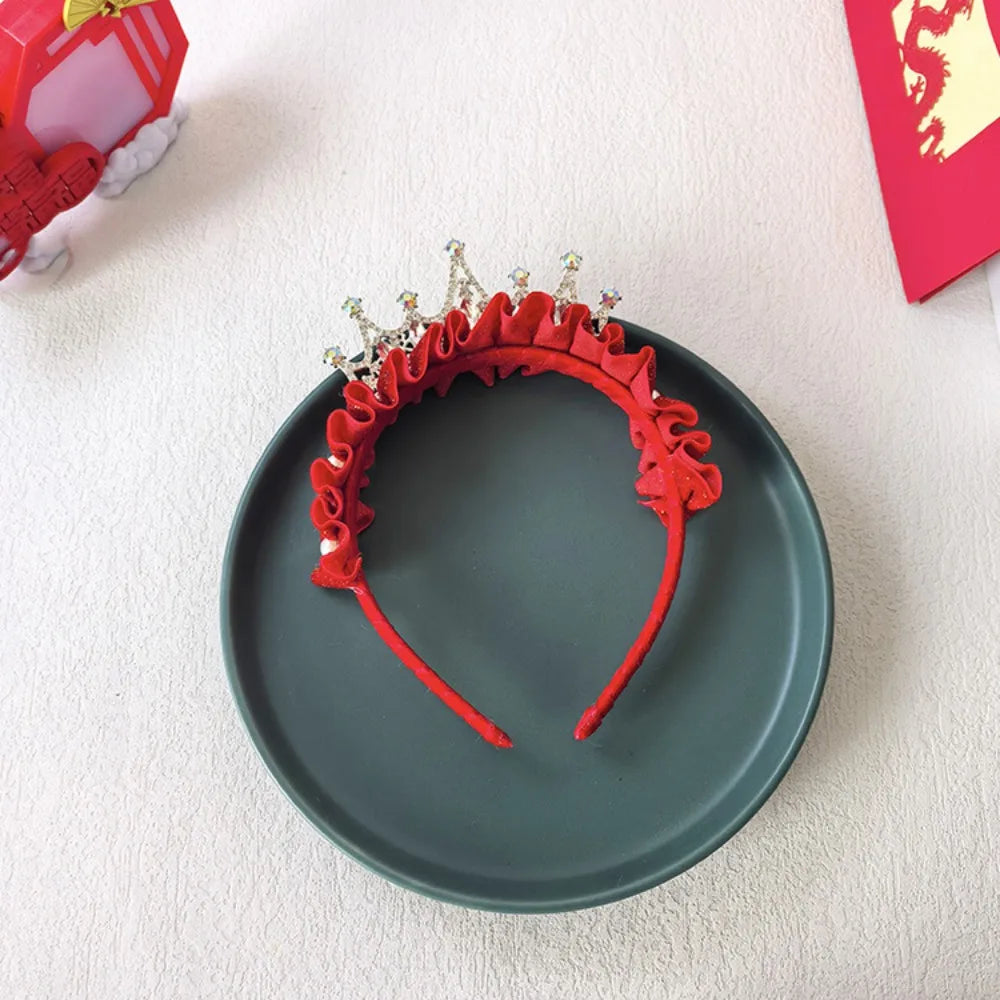Girls Flower Braid Wig Headband – Chinese Style Hair Accessory