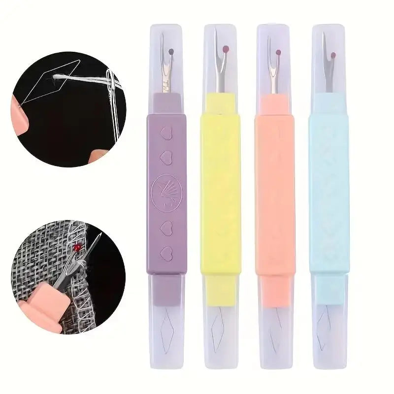 2-Pack Needle Threader & Thread Picker Set with Case Needle Threader Set Axl