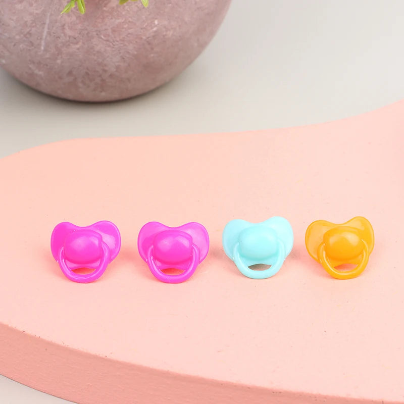20 Pcs Miniature Dollhouse Pacifiers | 1:12 Scale Doll Accessories Dollhouse Accessories Axl