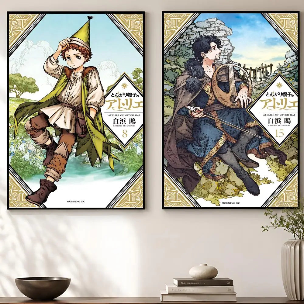 Bouchi no Atelier Poster – Waterproof Self-Adhesive Wall Art Decorative Wall Poster Axl