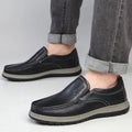 YBQJOO Men's Slip-On Casual Flat Shoes – Versatile Loafers Men's Slip-On Shoes Axl black 42