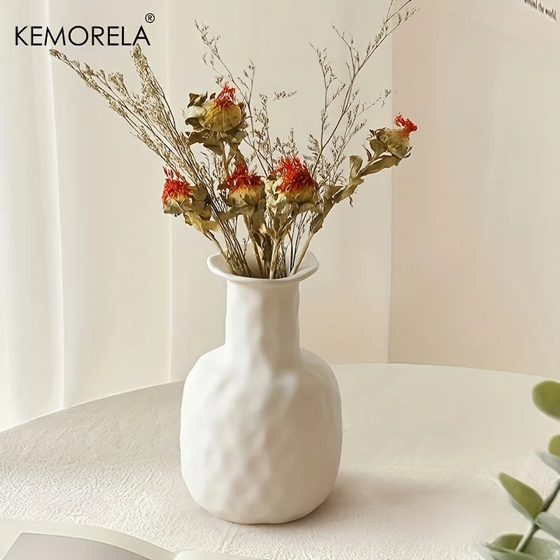 Nordic Ceramic Donut Vase – Hollow Flower Pot Home Decor Decorative Ceramic Vase Axl