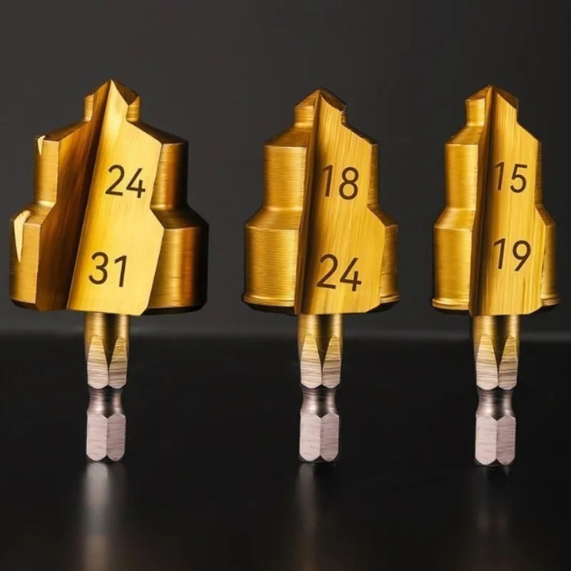 Stepped Drill Bit for PVC PPR Pipe – 20/25/32mm Core Tool Stepped Core Drill Bit Axl