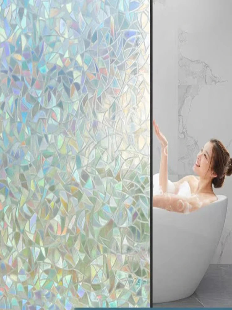 Geometric Electrostatic Window Privacy Film – 45x100cm Window Privacy Film Axl