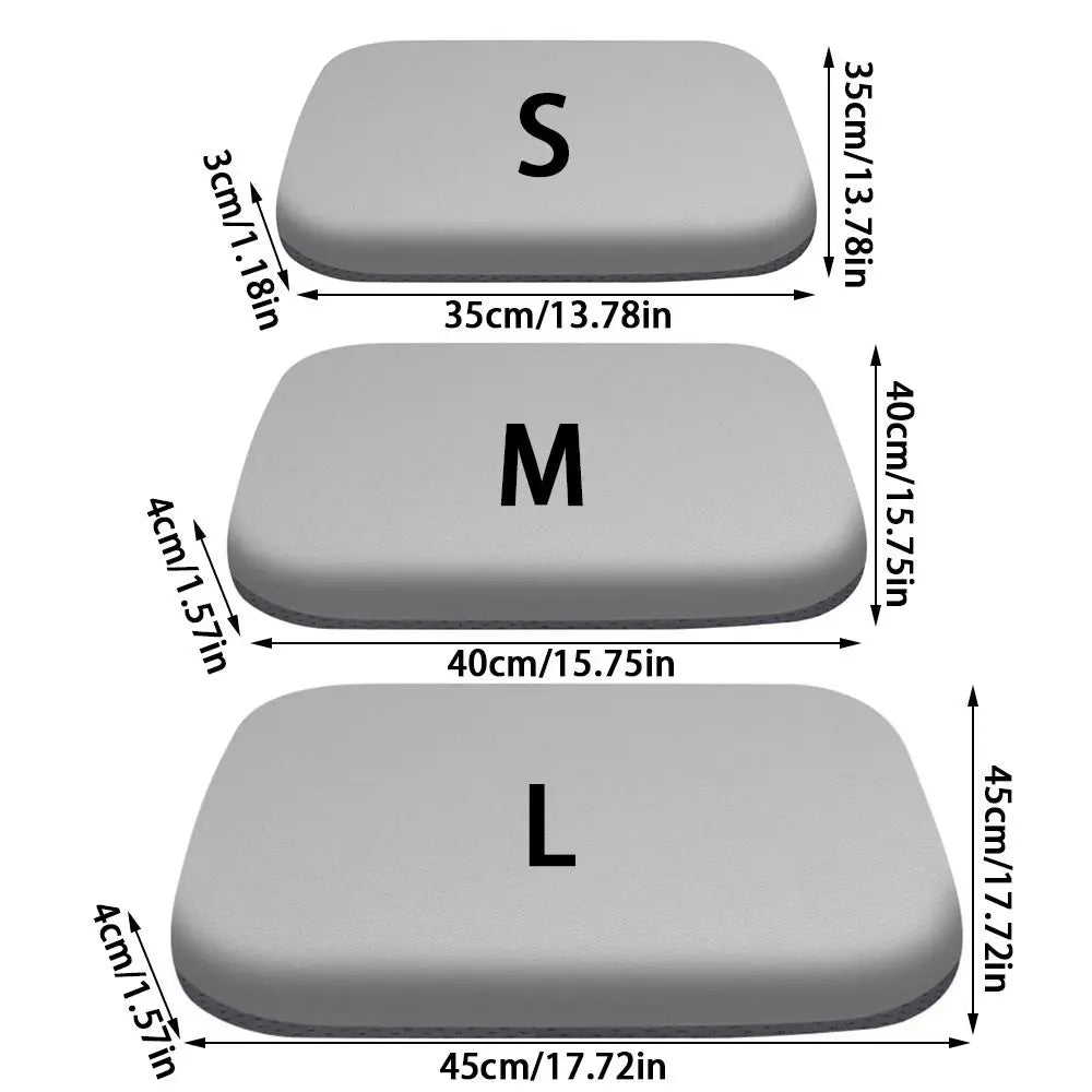 Memory Foam Seat Cushion – Office, Car & Chair Pad Memory Foam Cushion Axl