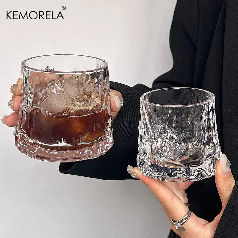 KEMORELA 300ml Retro Glass Cup – Coffee, Whiskey & Cocktails Cocktail Glass Axl