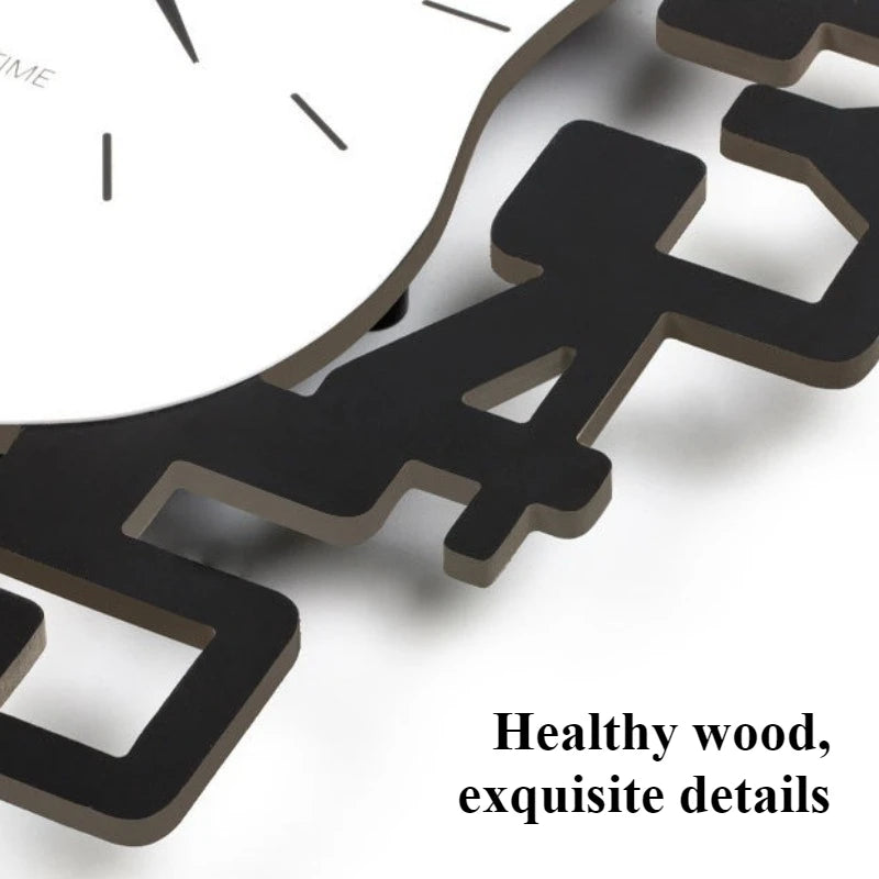Modern Luxury Silent Wall Clock – Acrylic Geometric Pendulum Silent Wall Clock Axl
