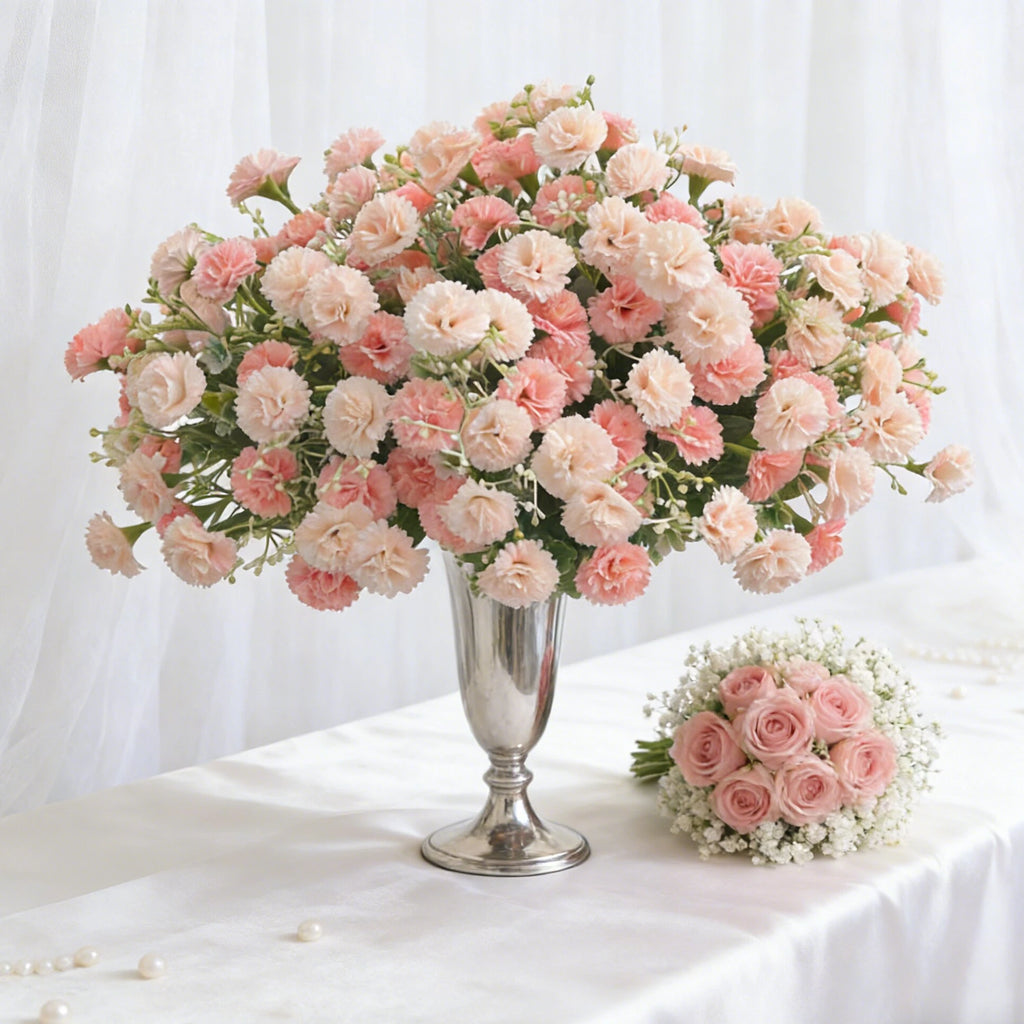 Silk Hydrangea Artificial Flowers – Lilac Wedding & Home Décor Artificial Flowers Axl
