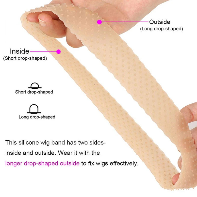 Silicone Wig Grip Band – Non-Slip Sweatproof Headband Wig Grip Headband Axl