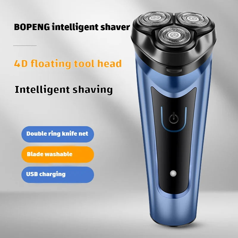 BALASHOV Men's USB Rotary Electric Shaver – Waterproof Electric Shaver Axl