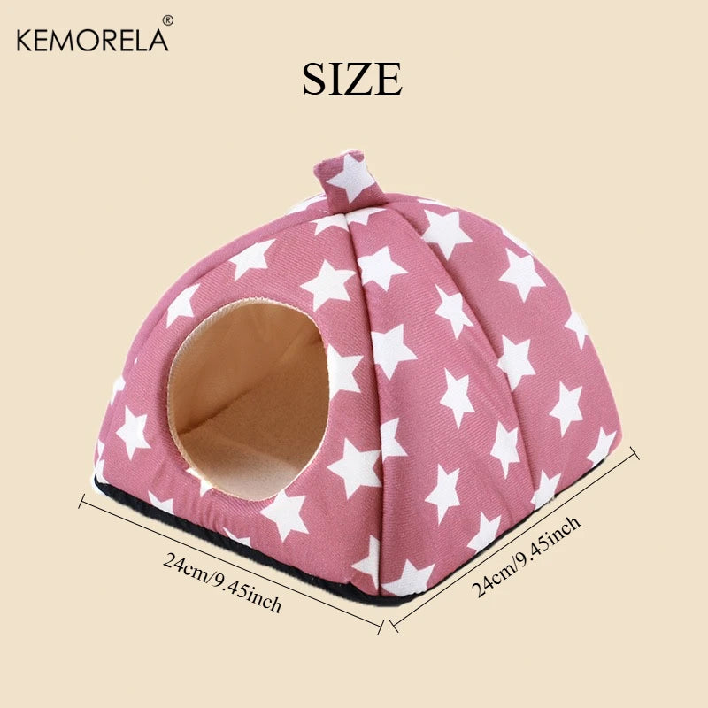 Fleece Rabbit Hideout – Washable Bunny Hut for Small Animals Small Animal Hideout Axl