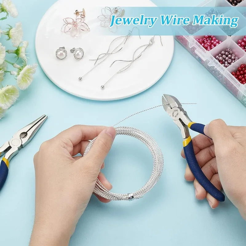 20 Gauge Silver Brass Twist Wire – 20ft Jewelry Beading Craft Jewelry Craft Wire Axl