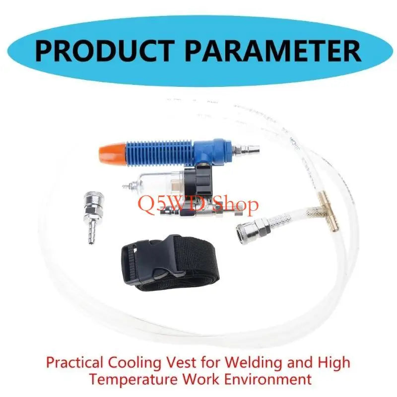 Vortex Air Compressor Cooling Vest for Construction & Workshop Cooling Work Vest Axl