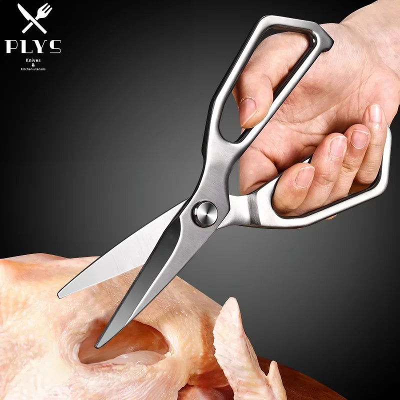 PLYS Stainless Steel Kitchen Scissors – Multifunctional Shears Kitchen Scissors Axl