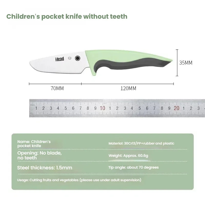 Kids' Safety Fruit Knife – Cartoon Crocodile Kitchen Knife Children's Kitchen Knife Axl Dentition China Mainland
