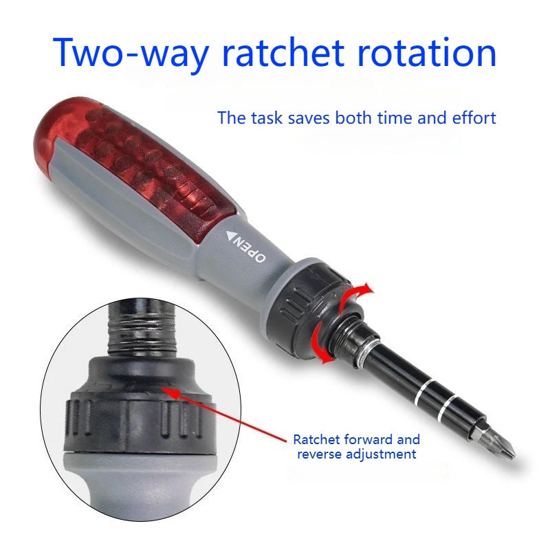 Multifunctional Ratchet Screwdriver Set – Telescopic Bit Driver Ratchet Screwdriver Set Axl