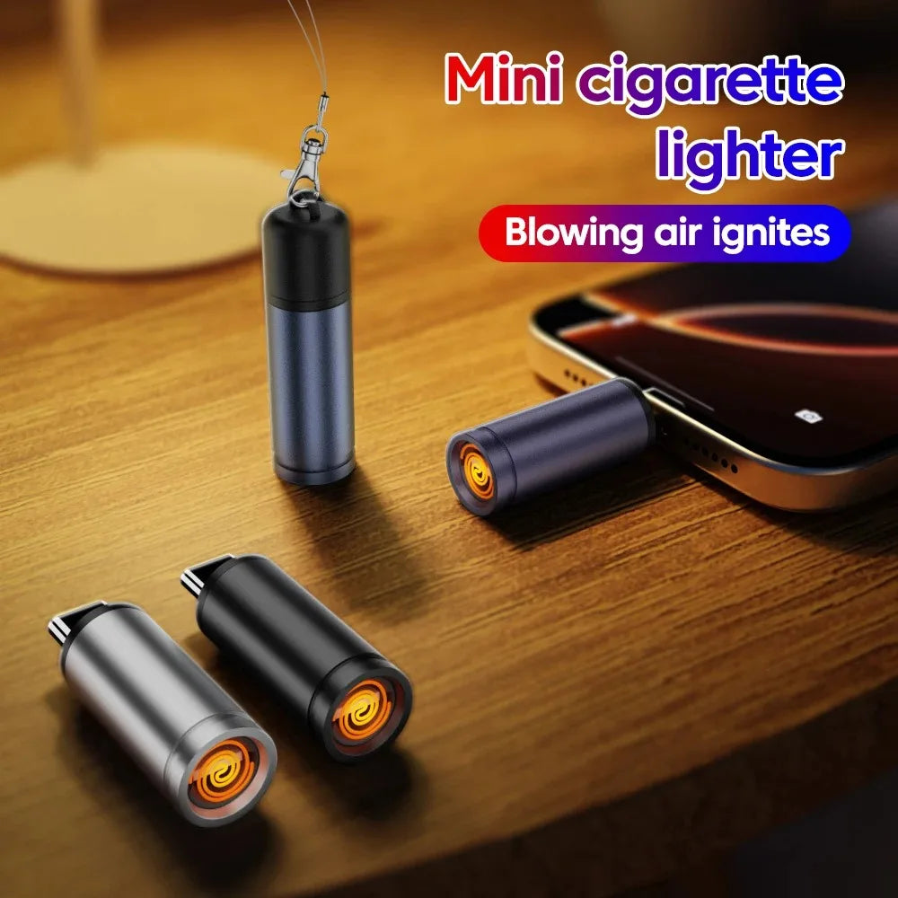 Type-C USB Electric Lighter – Mini Portable Flameless Lighter USB Electric Lighter Axl