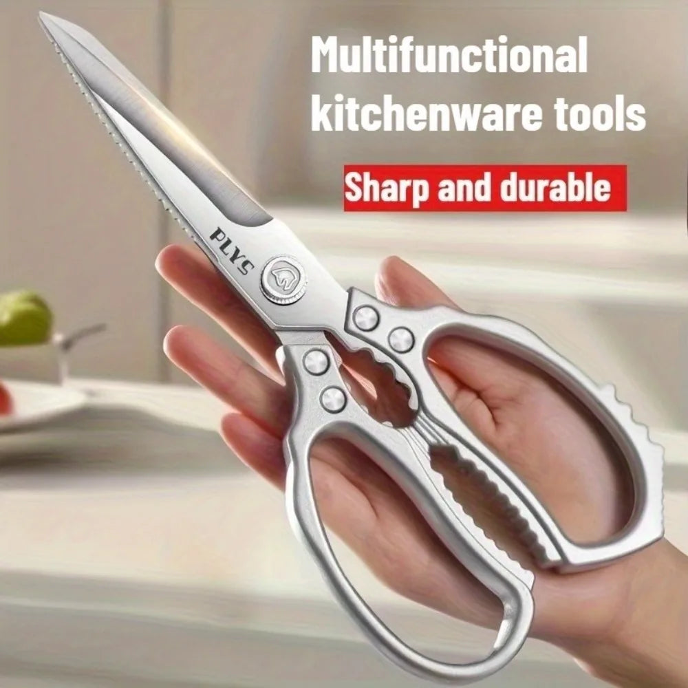 Heavy-Duty Stainless Steel Cooking Shears | Multi-Purpose Kitchen Scissors Kitchen Shears Axl