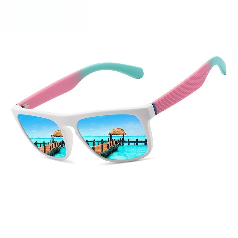 Polarized Square Sunglasses Unisex – Matte Frame UV Protection Polarized Sunglasses Axl