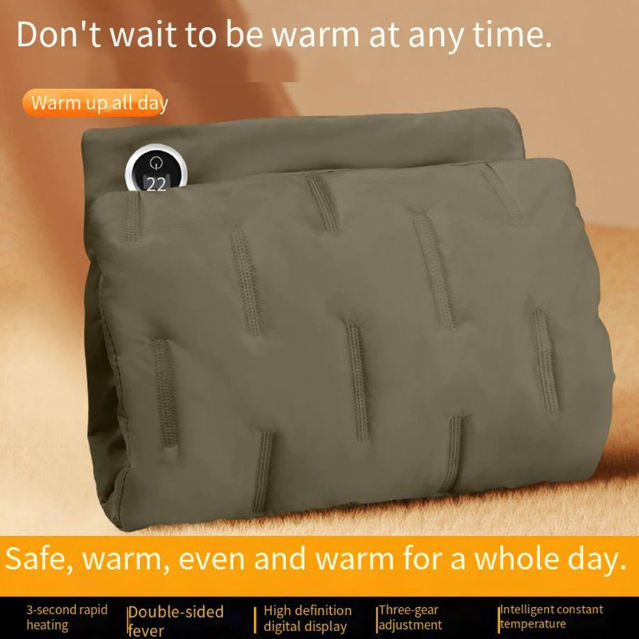 USB Electric Heated Hand Warmer Bag | 3 Heat Settings, 50W Heated Hand Warmer Axl