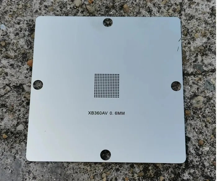 9-Pc Xbox 360 BGA Reballing Stencils 90×90mm CPU GPU CSP Kit BGA Reballing Stencils Axl XB360AV China Mainland