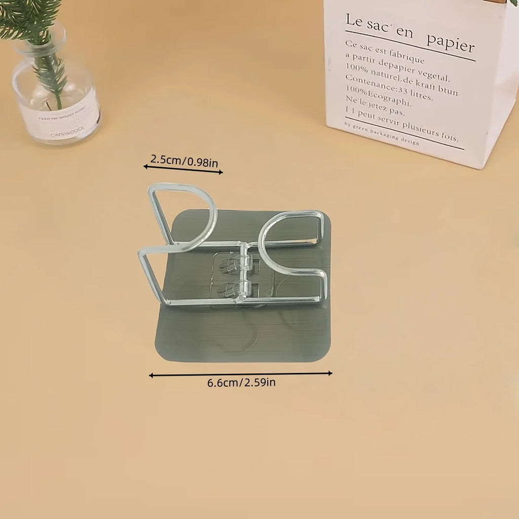 Foldable Stainless Steel Wall Hook – No-Drill, Space-Saving Wall Hook Organizer Axl