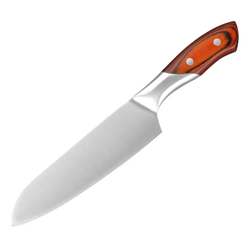 Professional 6.5-Inch Chef's Knife – Stainless Steel Wood Handle Chef's Knife Axl 1pcs