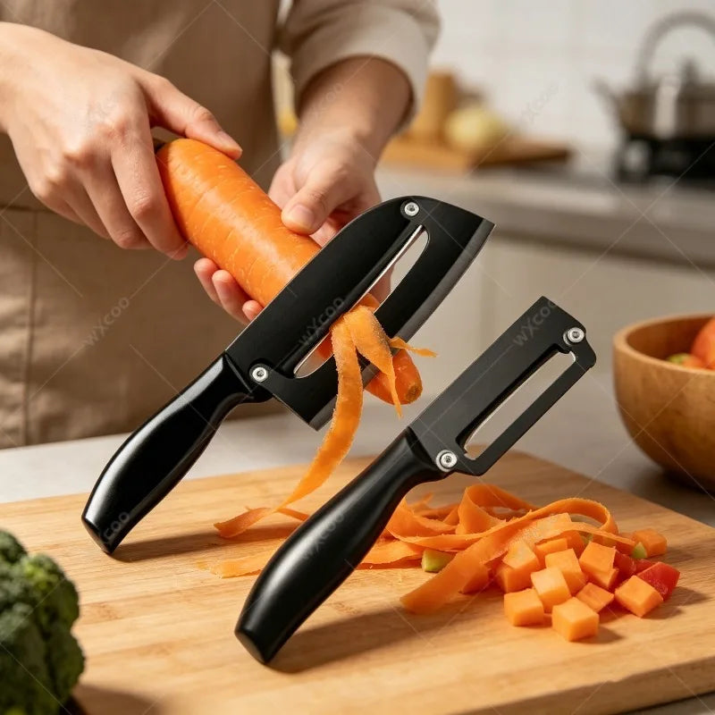 WXCOO Stainless Steel Fruit & Vegetable Peeler | Kitchen Tool Vegetable Peeler Axl