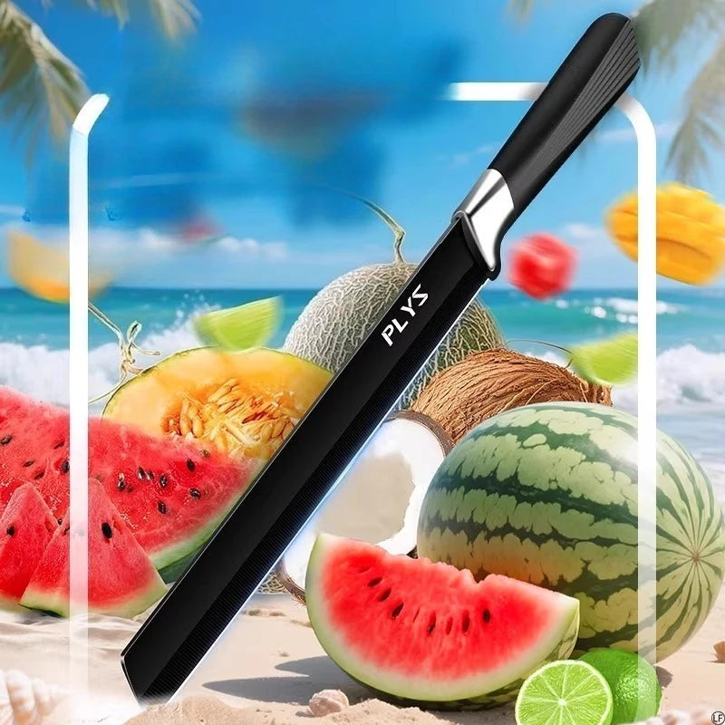 Stainless Steel Watermelon & Fruit Knife – Extended Melon Slicer Fruit Knife Axl