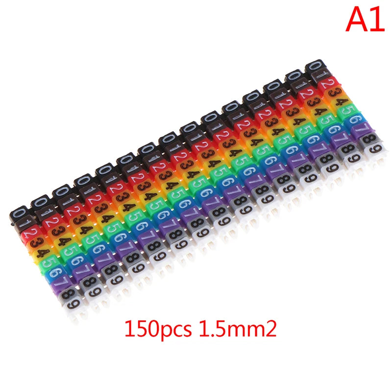C-Type Cable Markers | Numbered Wire Tags 1.5–6mm² Cable Marker Tags Axl A1