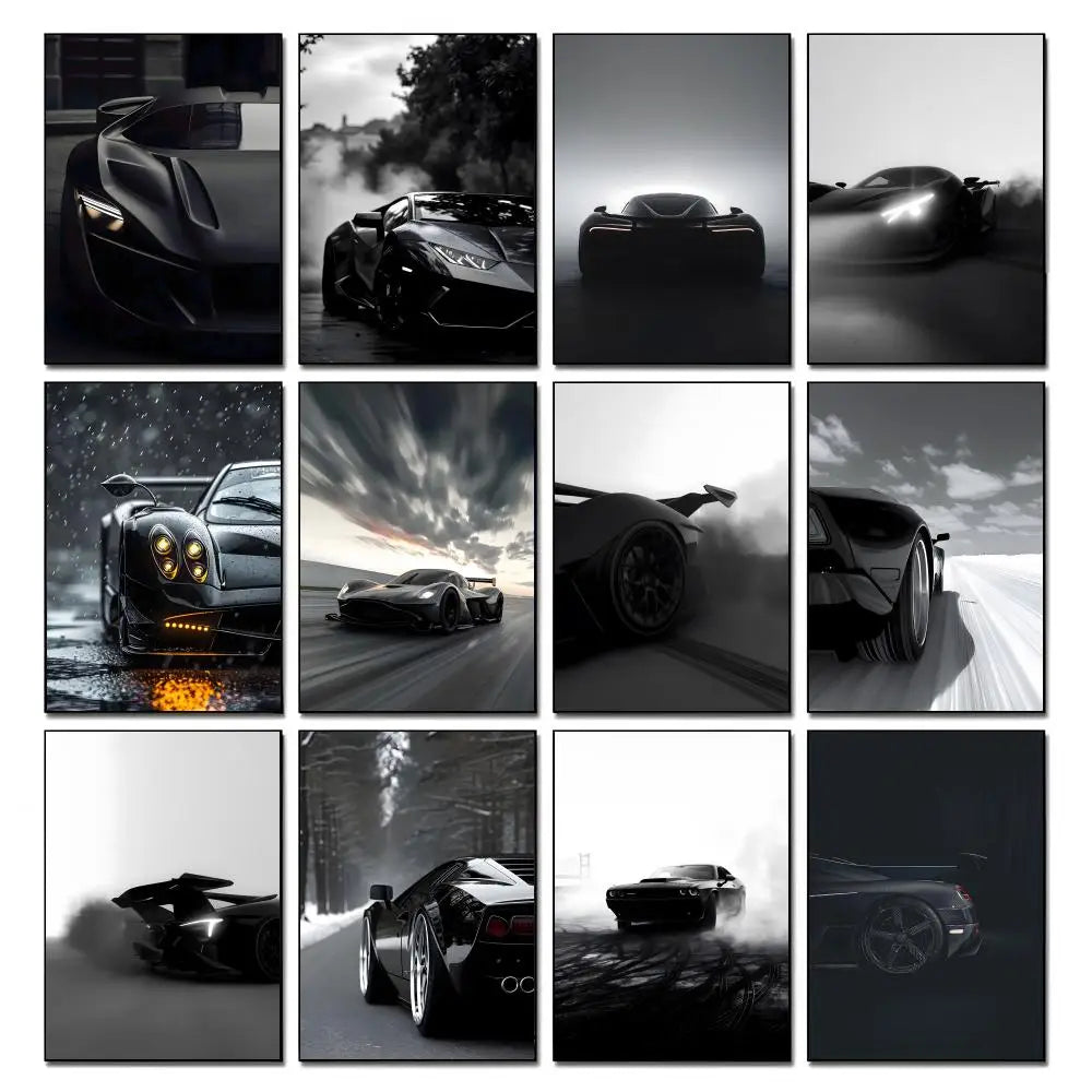 German Sports Car HD Poster – Waterproof Sticky Wall Art Wall Art Poster Axl