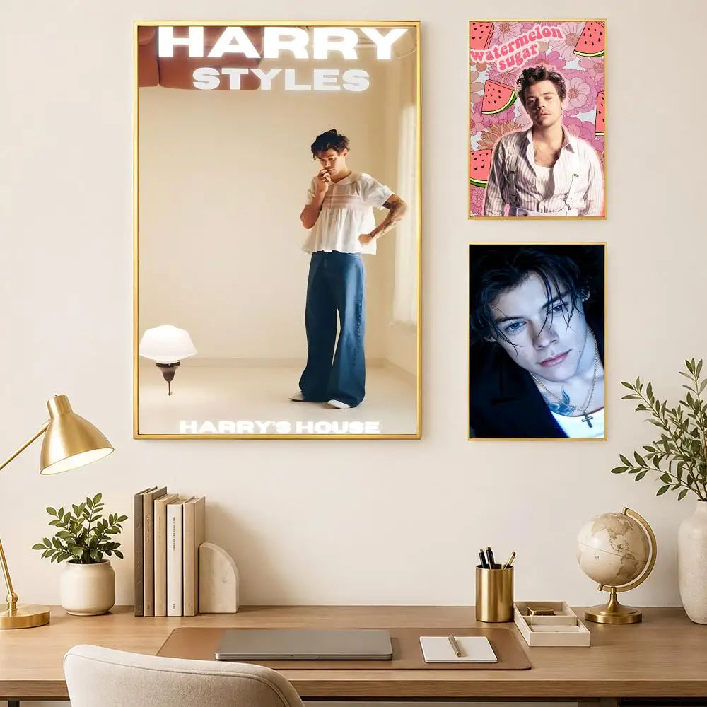 Harry Styles HD Self-Stick Wall Art Poster – Waterproof Decor Wall Art Poster Axl
