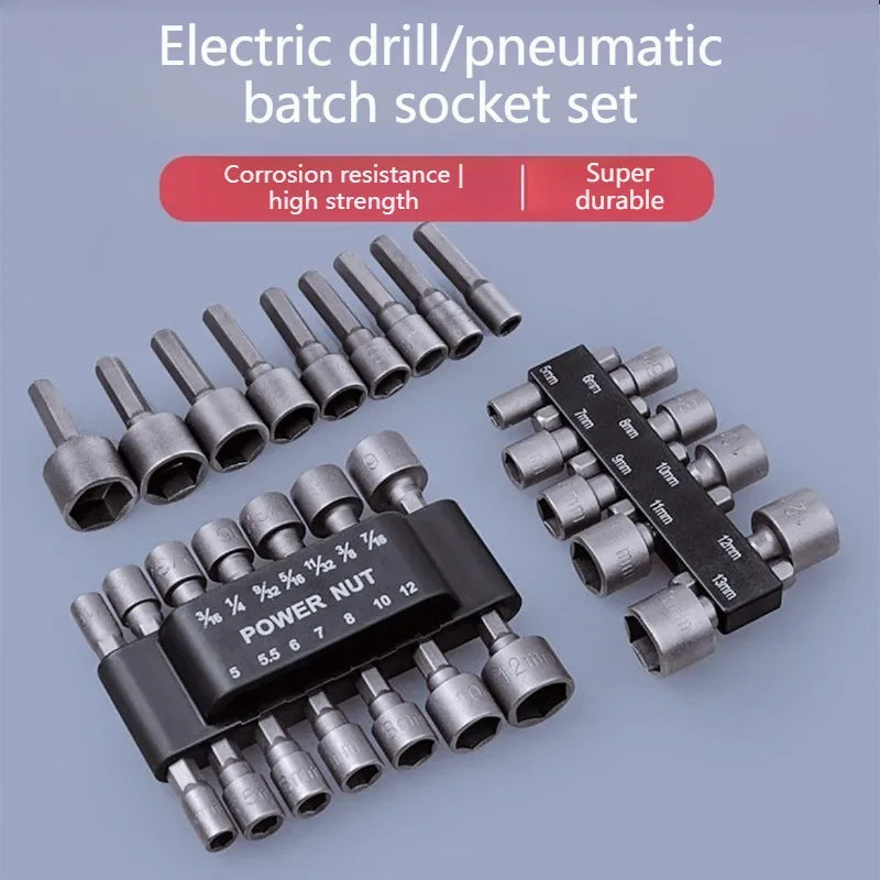 Hex Socket Screwdriver Set – Inner Hex Wrench Pneumatic Insert Hex Socket Tool Set Axl
