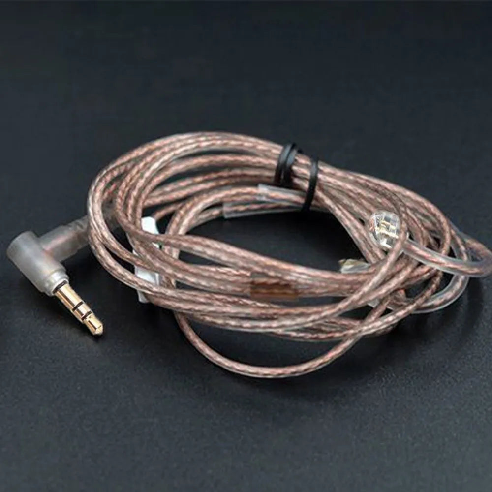 KZ 2PIN 3.5mm Upgrade Earphone Cable with Mic – 120cm Earphone Upgrade Cable Axl