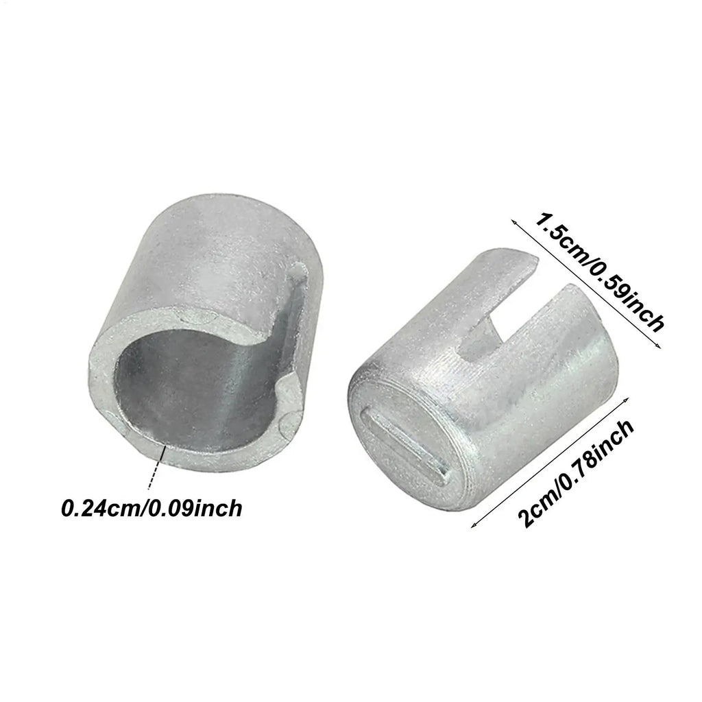 Battery Post Terminal Shims – Lead Alloy Connectors, 2 Pack Battery Terminal Shims Axl
