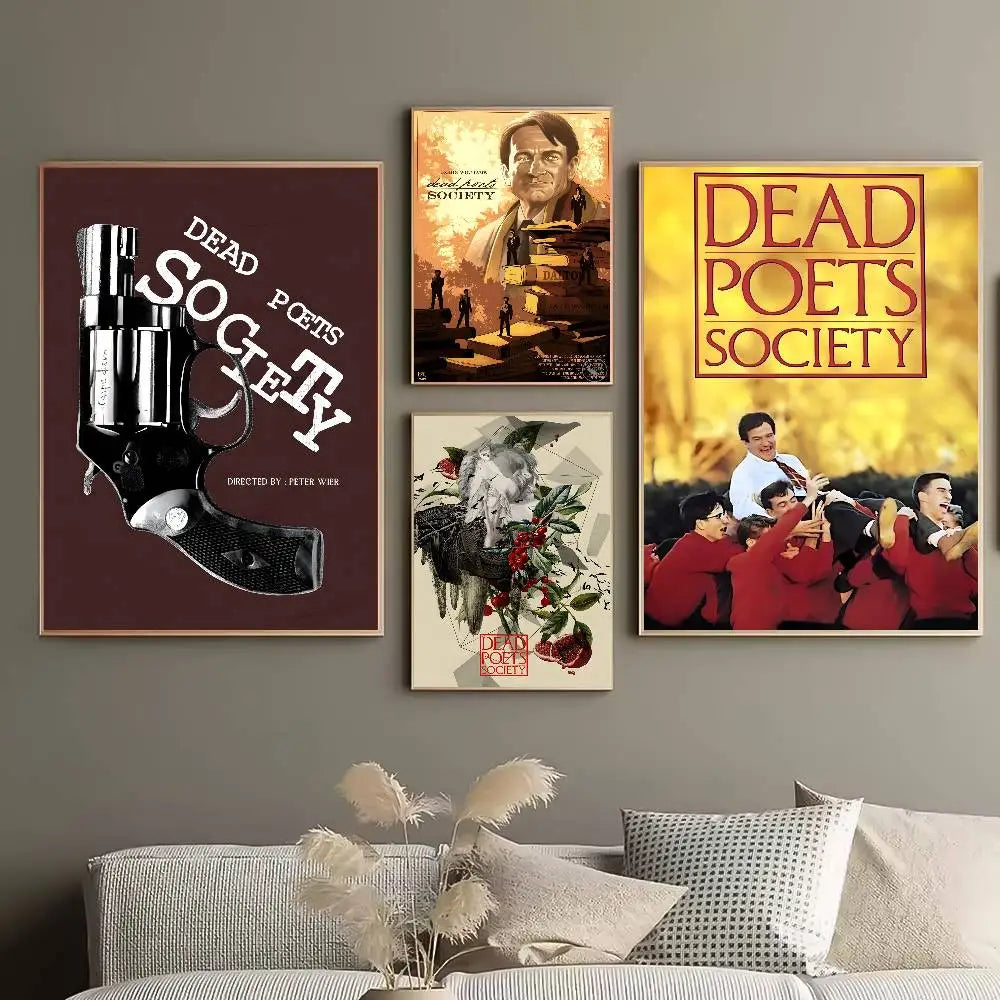 Dead Poets Society Movie Poster – HD Self-Adhesive Wall Art Movie Wall Poster Axl