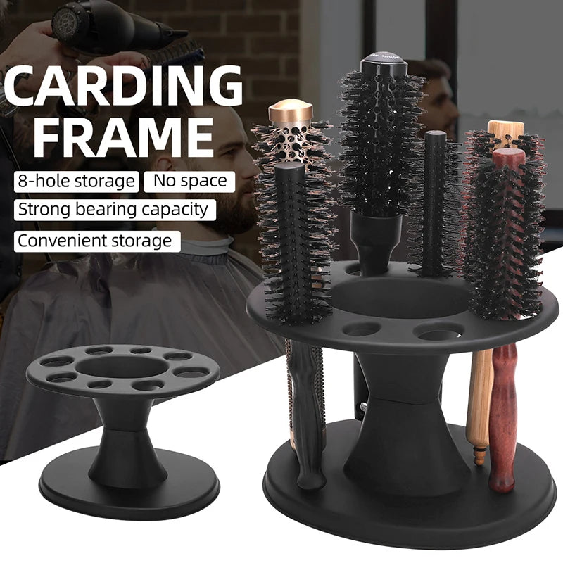 Barber Comb & Scissors Holder – Salon Tool Organizer Stand Salon Tool Organizer Axl