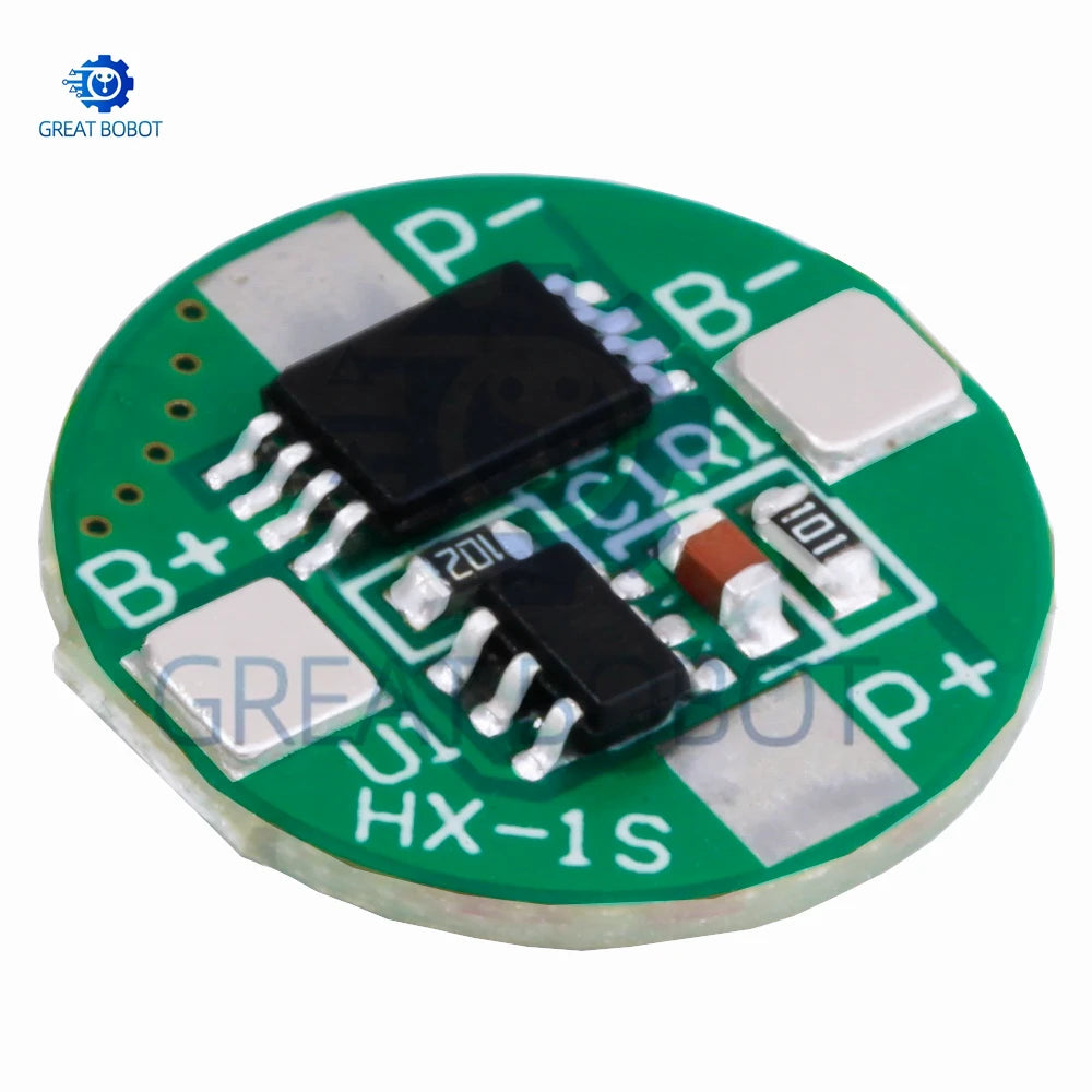 1S 3.7V LiPo Battery Charger Board 2.5A with BMS Protection Module Battery Charger Module Axl