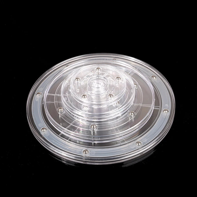 360° Rotating Acrylic Turntable Display Stand – Clear Swivel Base Rotating Display Stand Axl