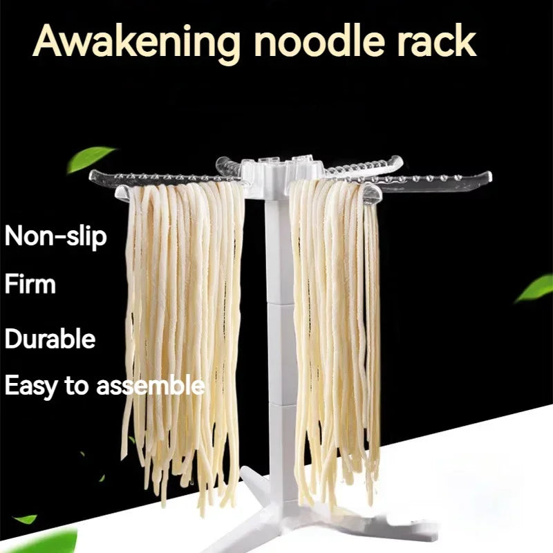 Collapsible Pasta Drying Rack – 5-Arm Noodle Dryer Stand Pasta Drying Rack Axl