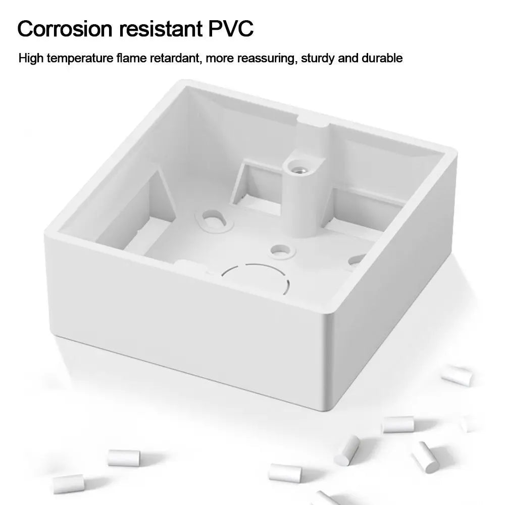 86 Type PVC Junction Box 33/50mm – Switch Socket Install Box Electrical Junction Box Axl