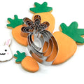 4-Piece Easter Bunny & Carrot Cookie Cutter Set – Stainless Steel Cookie Cutter Set Axl 4pcs carrot