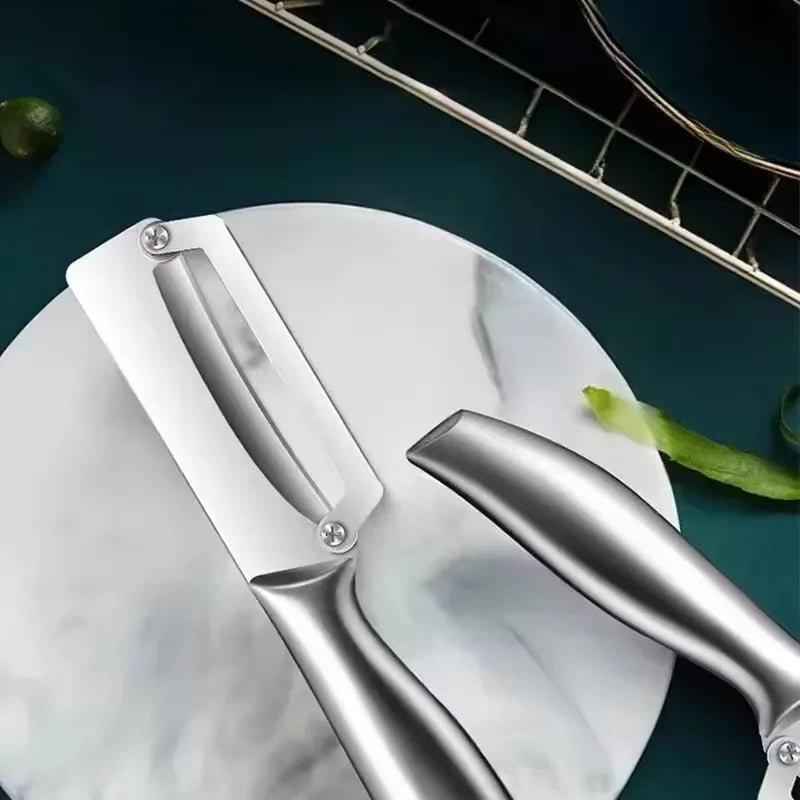 Stainless Steel Sugarcane Peeler Knife – Fruit & Salad Peeler Fruit Peeler Knife Axl