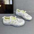 Women's Chunky Sneakers – Breathable Mesh Anti-Slip Thick Sole Chunky Sneakers Axl yellow 36