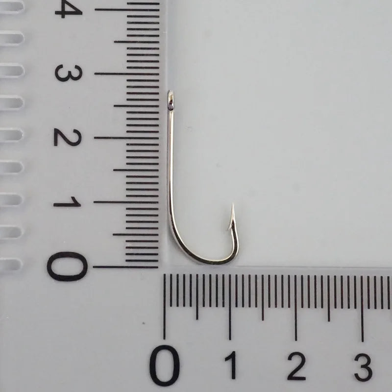 10-Pack Texas Rig Straight Shank Hooks – Wide Bend Soft Bait Fishing Hooks Axl 2-0number-10pcs