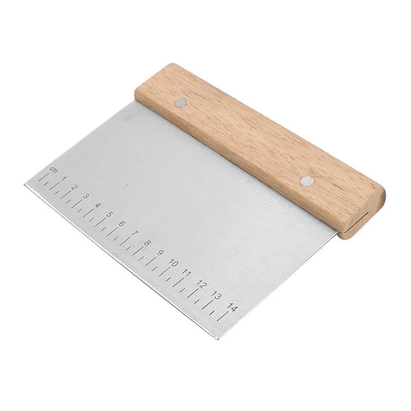 Stainless Steel Dough Cutter & Pastry Scraper | Wavy Blade Pastry Dough Cutter Axl 02