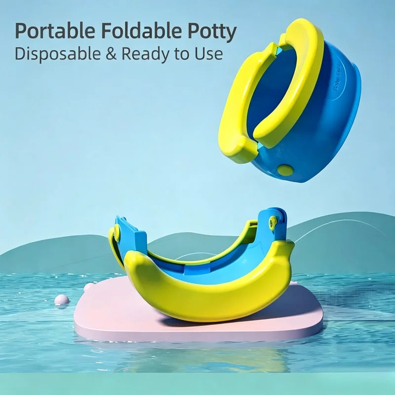 Portable Foldable Baby Potty Training Seat – Travel Toddler Toilet Baby Potty Seat Axl